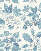 5834 Arboretum Blue and White Wallpaper by Boråstapeter
