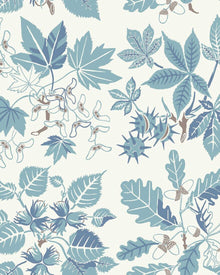 5834 Arboretum Blue and White Wallpaper by Boråstapeter