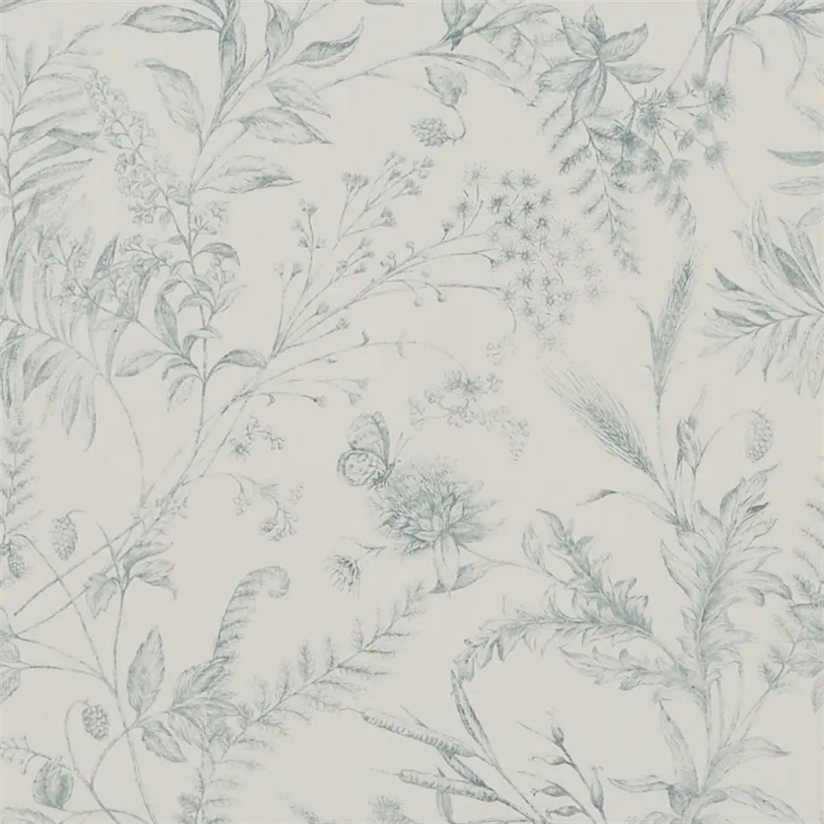 PRL710/01 Fern Toile Signature Florals Drawing Room Wallpaper by Ralph Lauren
