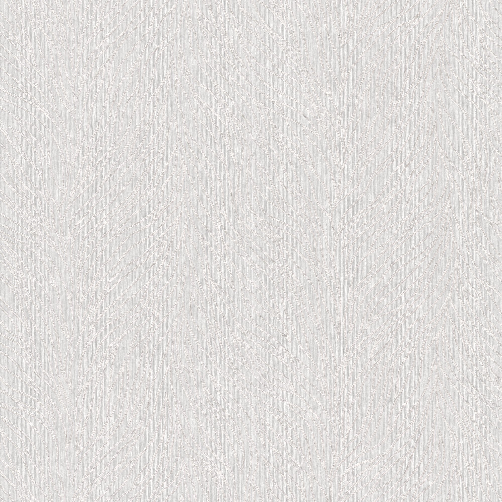 58425 Serene Branches White and Pearl Wallpaper By Galerie