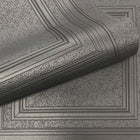 5850 Textured Wood Panel Black wallpaper by Belgravia