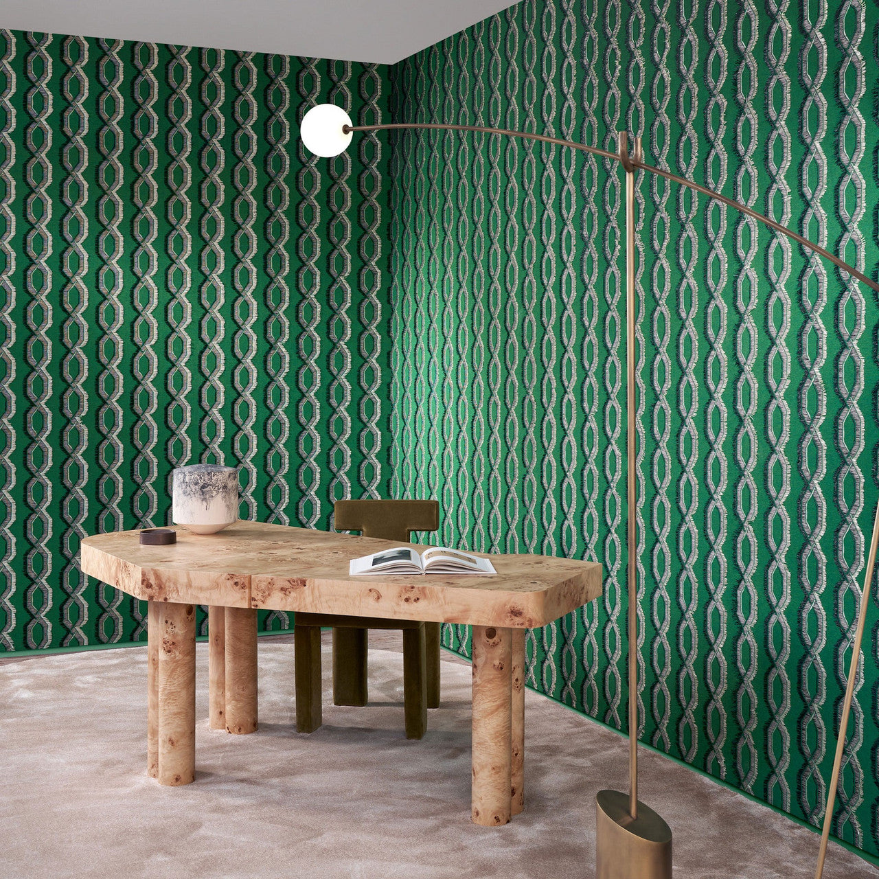 58520 Franges Le Couturier Parakeet Wallpaper By Arte