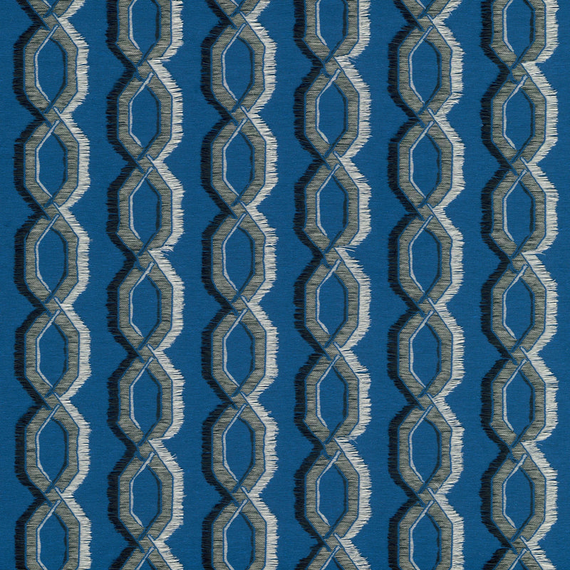 58522 Franges Le Couturier Cobalt Wallpaper By Arte