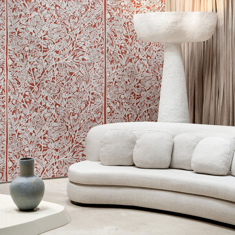 58536 La Perle Le Couturier Coral Wallpaper By Arte