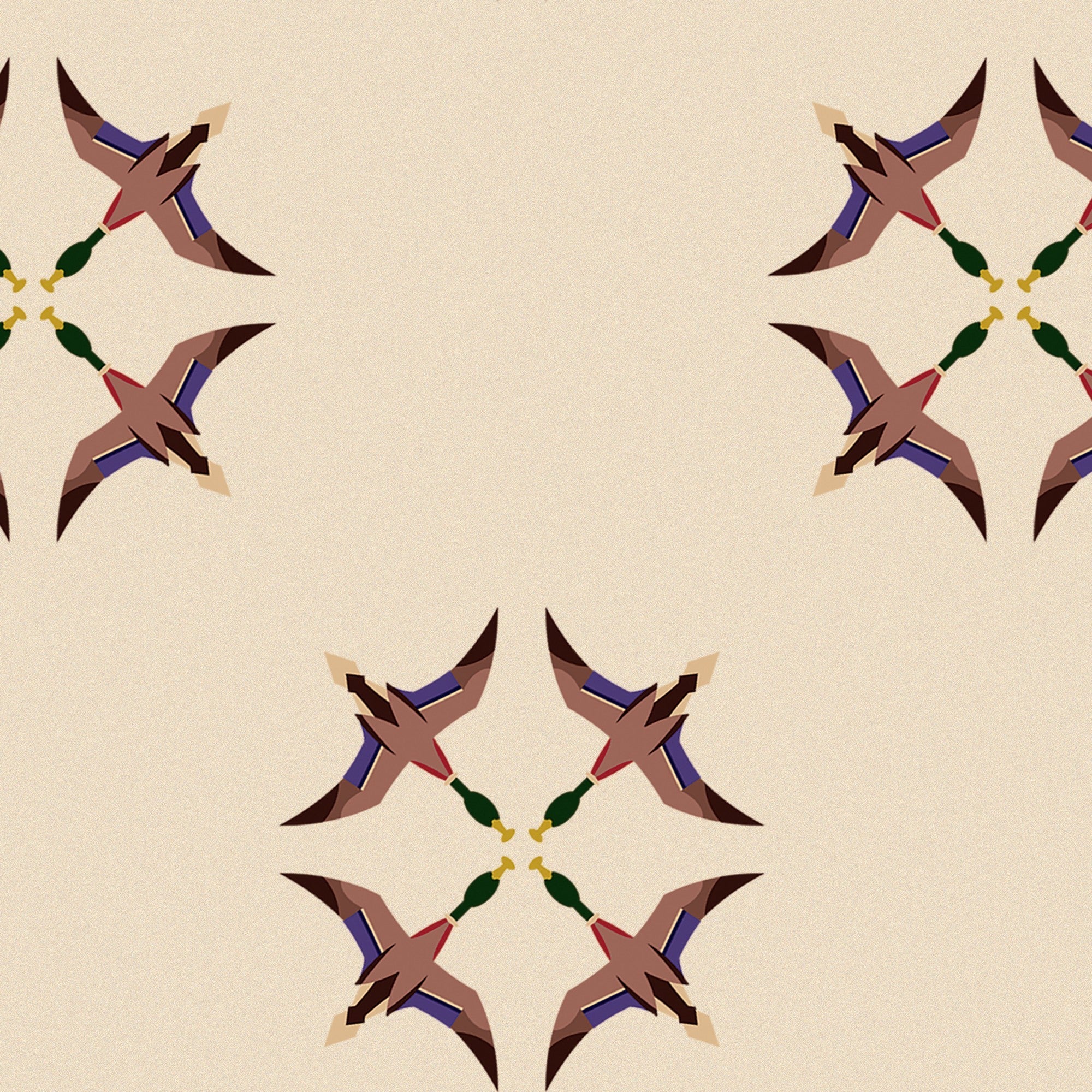 5900003 El Baile del Pato Beige Anima Wallpaper by Coordonné