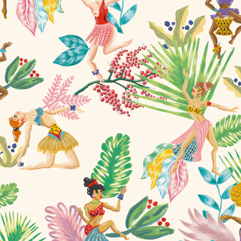 5900073 Calypso Dancers Hueso Anima Wallpaper by Coordonné