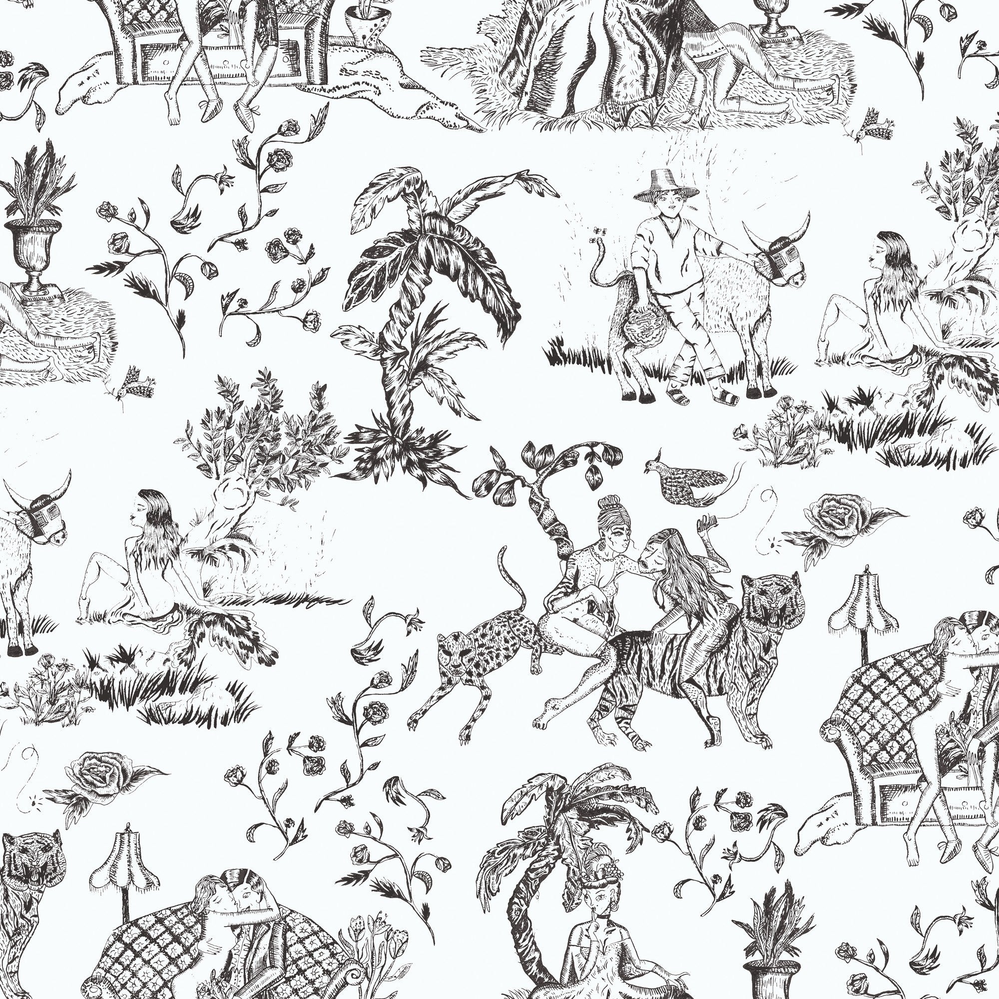 5900075 Tipsy Love Negro Anima Wallpaper by Coordonné