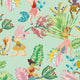Calypso Dancers Verde Anima Wallpaper by Coordonné
