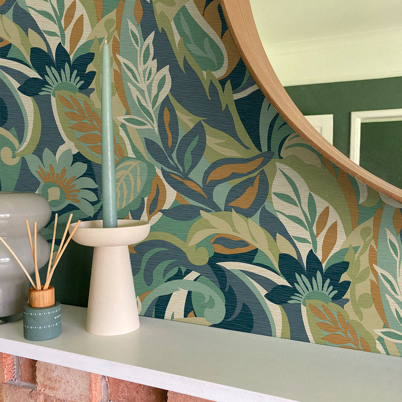 5900 Casa Green Wallpaper by Belgravia