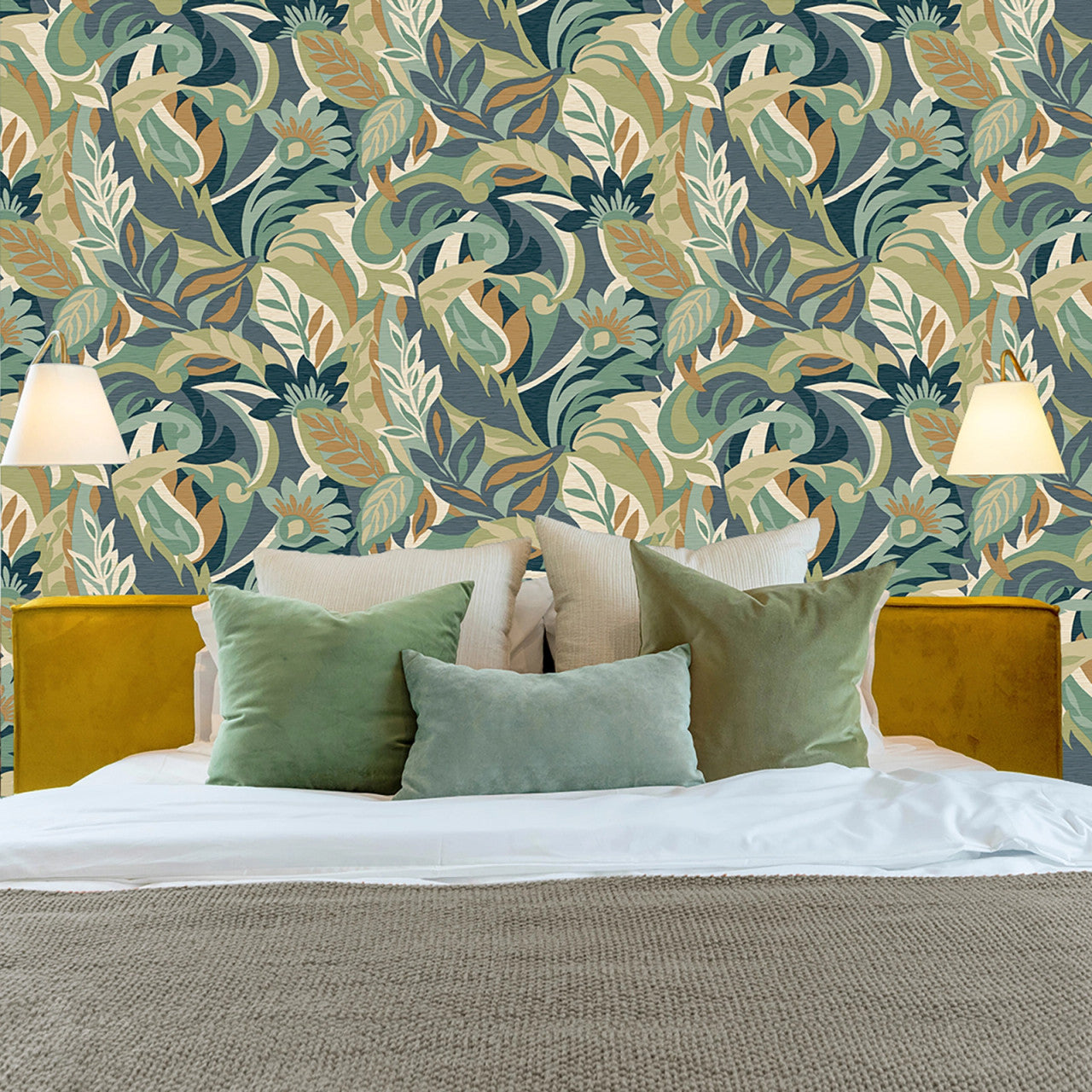 5900 Casa Green Wallpaper by Belgravia