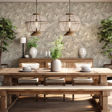 5908 Olivia Beige Floral Wallpaper by Belgravia