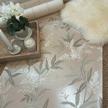 5908 Olivia Beige Floral Wallpaper by Belgravia