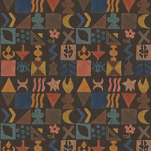 BW45139/2 Potato Print Kit Kemp Wallpaper By GP & J Baker