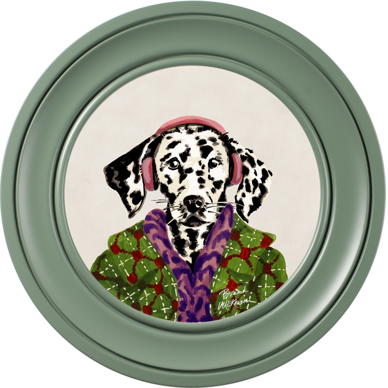 Fine China Dylan on Chalk White Framed Art Prints by Brand McKenzie