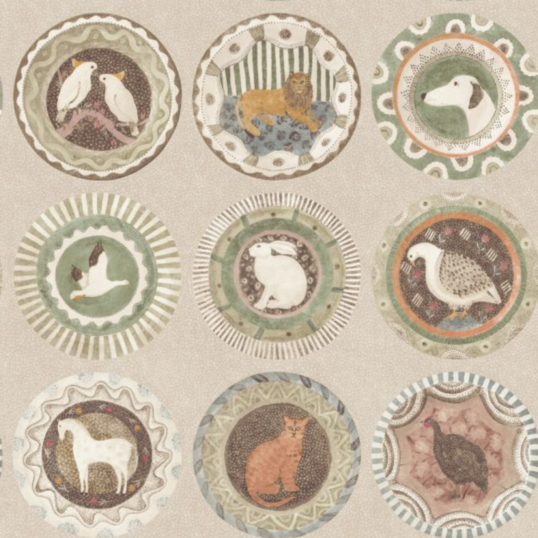 BW45126/6 Robina's Dinner Party Kit Kemp Wallpaper By GP & J Baker