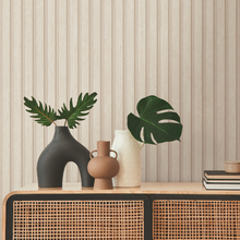 39109-6 Wood Slats Cream Wallpaper by AS Creation