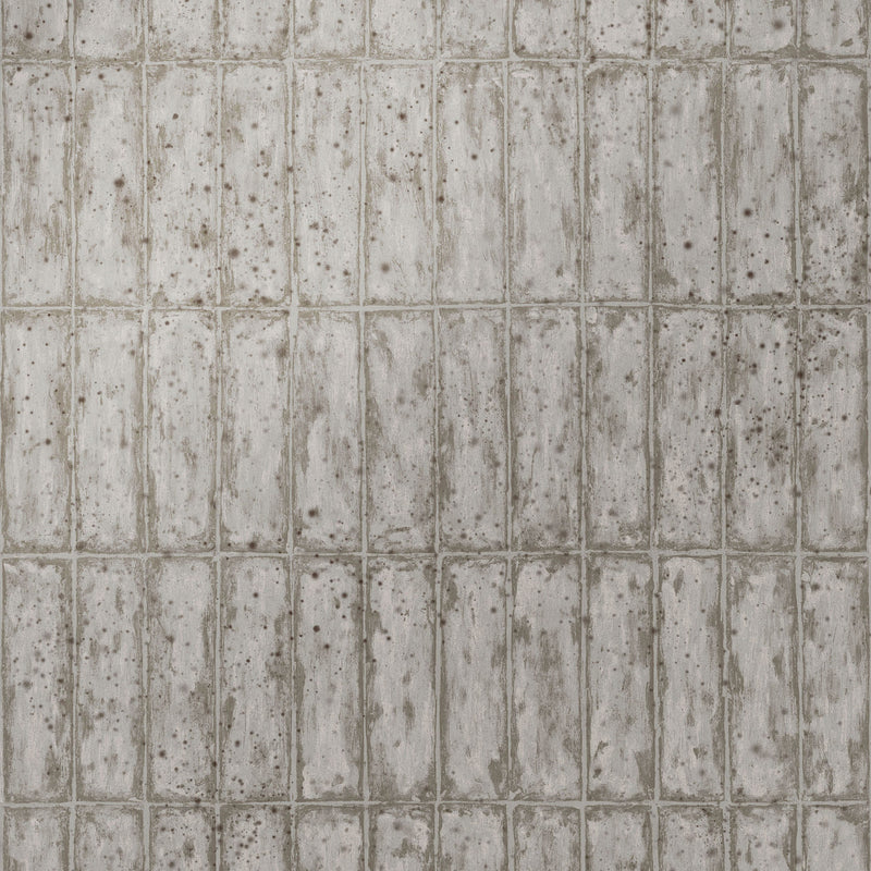 60124 Chalk Stone Metal X Patina Silver Wallpaper By Arte