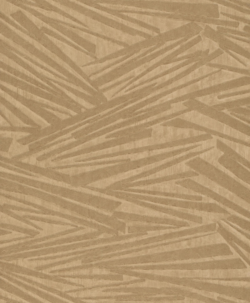 608311 Sky Lounge Abstract Fractal Gold Wallpaper by Rasch