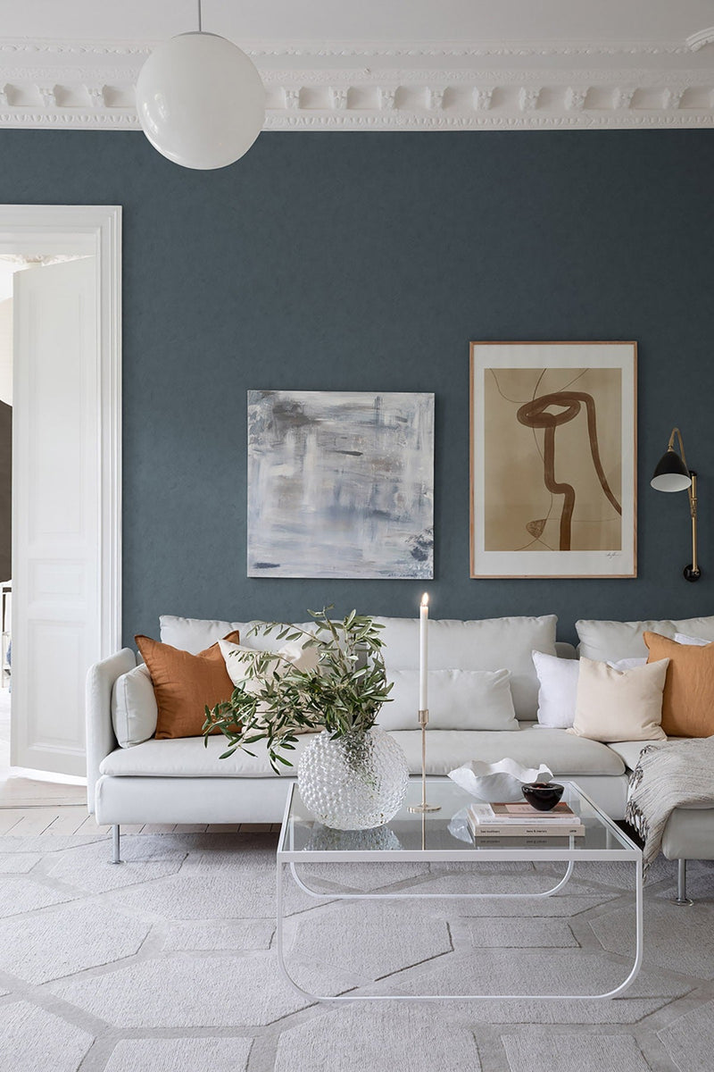 61036 Blue Kalk II Wallpaper by Tres Tintas