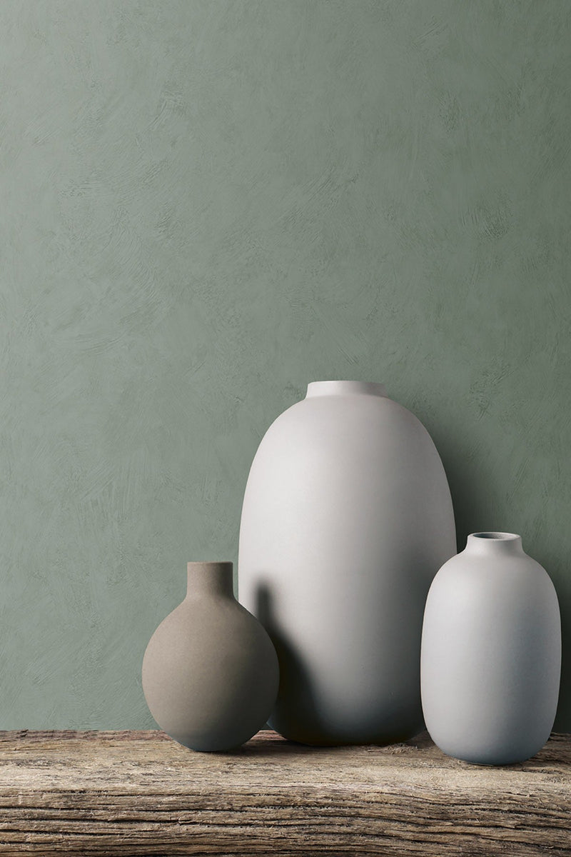 61037 Light Green Kalk II Wallpaper by Tres Tintas