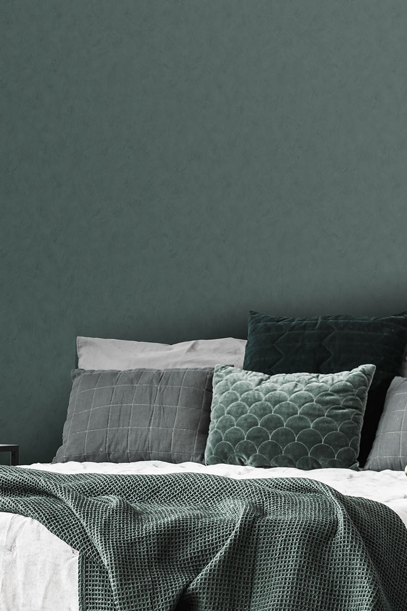 61038 Dark Green Kalk II Wallpaper by Tres Tintas