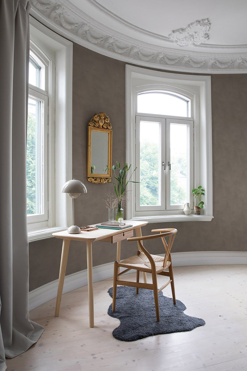 61045 Dark Brown Kalk II Wallpaper by Tres Tintas