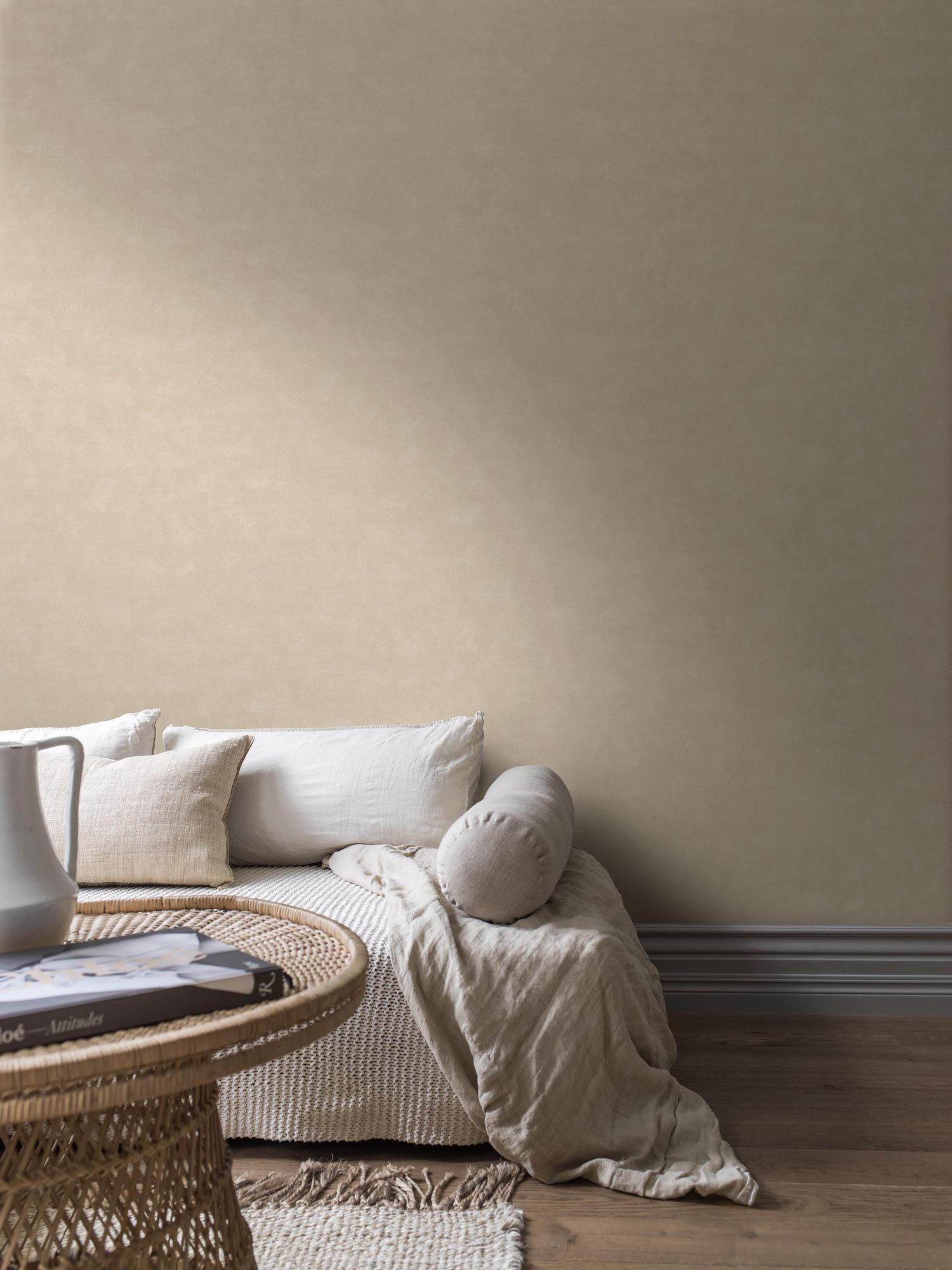 6104 Shades Amber Beige Wallpaper by Boråstapeter