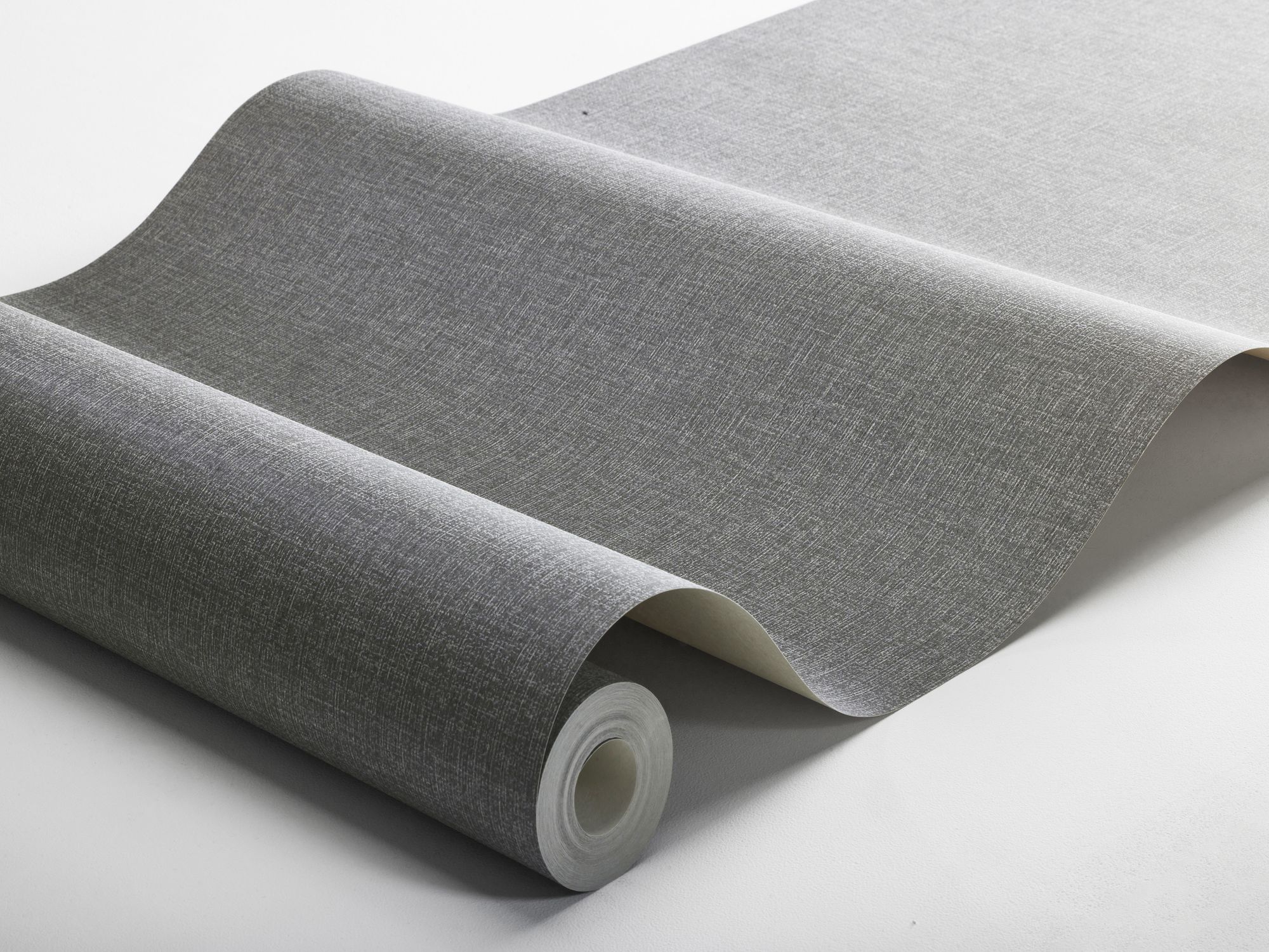6119 Canvas Graphite Grey Wallpaper by Boråstapeter