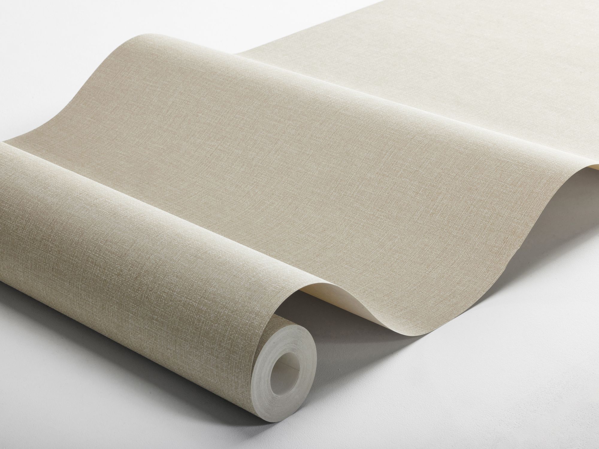 6121 Canvas Walnut Beige Wallpaper by Boråstapeter