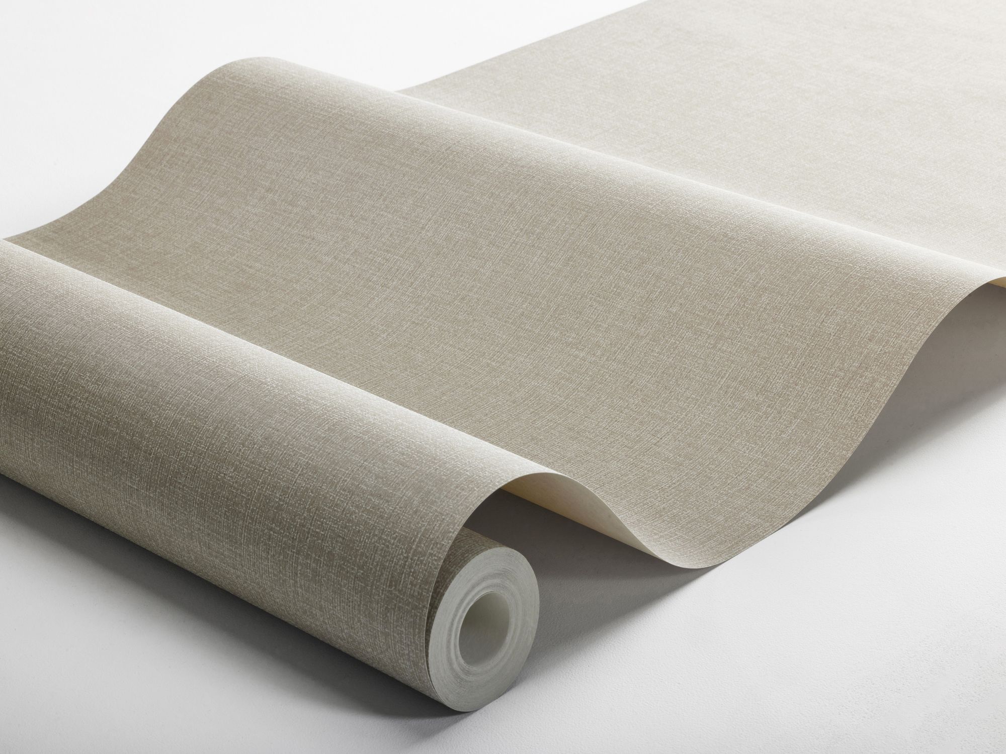 6124 Canvas Taupe Brown Wallpaper by Boråstapeter