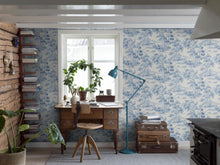 6142 Countryside Morning Light Blue and White Blue & White Wallpaper by Boråstapeter