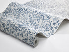 6145 Nocturne Light Blue and White Blue & White Wallpaper by Boråstapeter