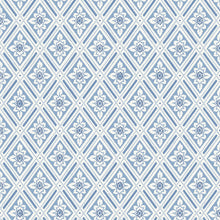 6148 Ester Light Blue and White Blue & White Wallpaper by Boråstapeter