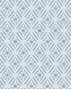 6148 Ester Light Blue and White Blue & White Wallpaper by Boråstapeter