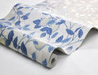 6149 Citronträd Light Blue and White Blue & White Wallpaper by Boråstapeter