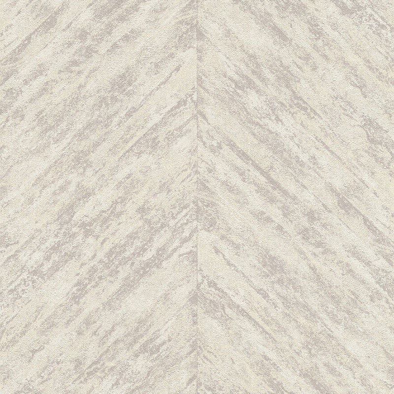 617511 Linares Cream Taupe Chevron Wallpaper by Rasch