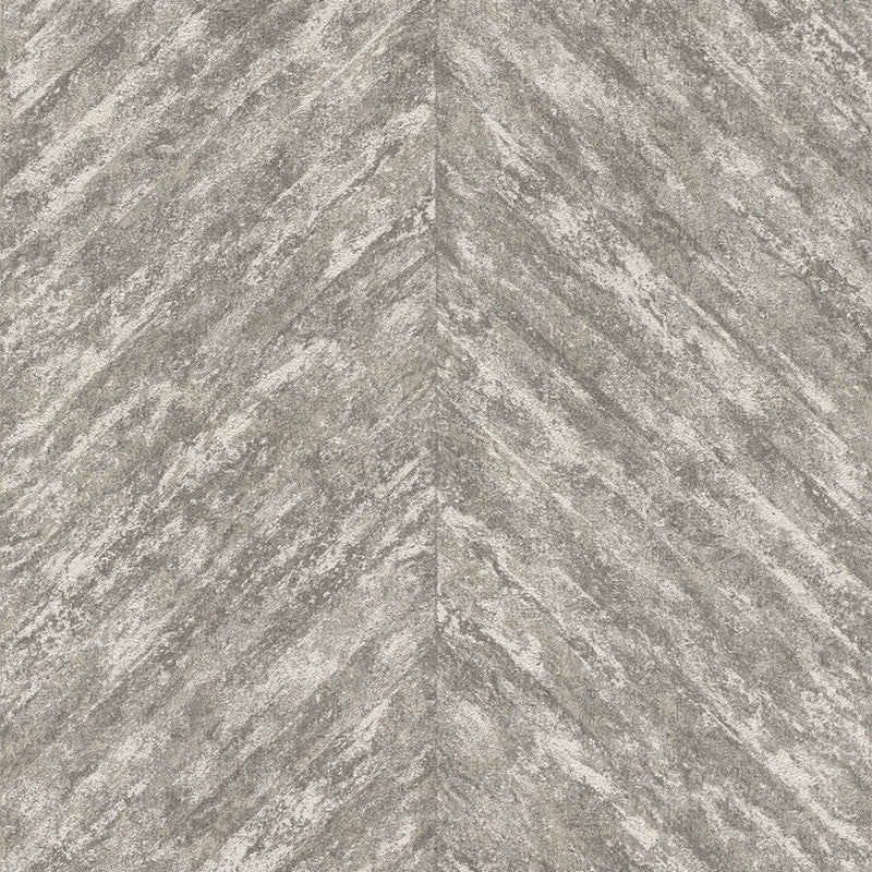 617528 Linares Grey Taupe Chevron Wallpaper by Rasch