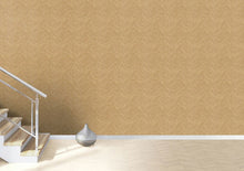 617535 Linares Chevron Gold Wallpaper by Rasch