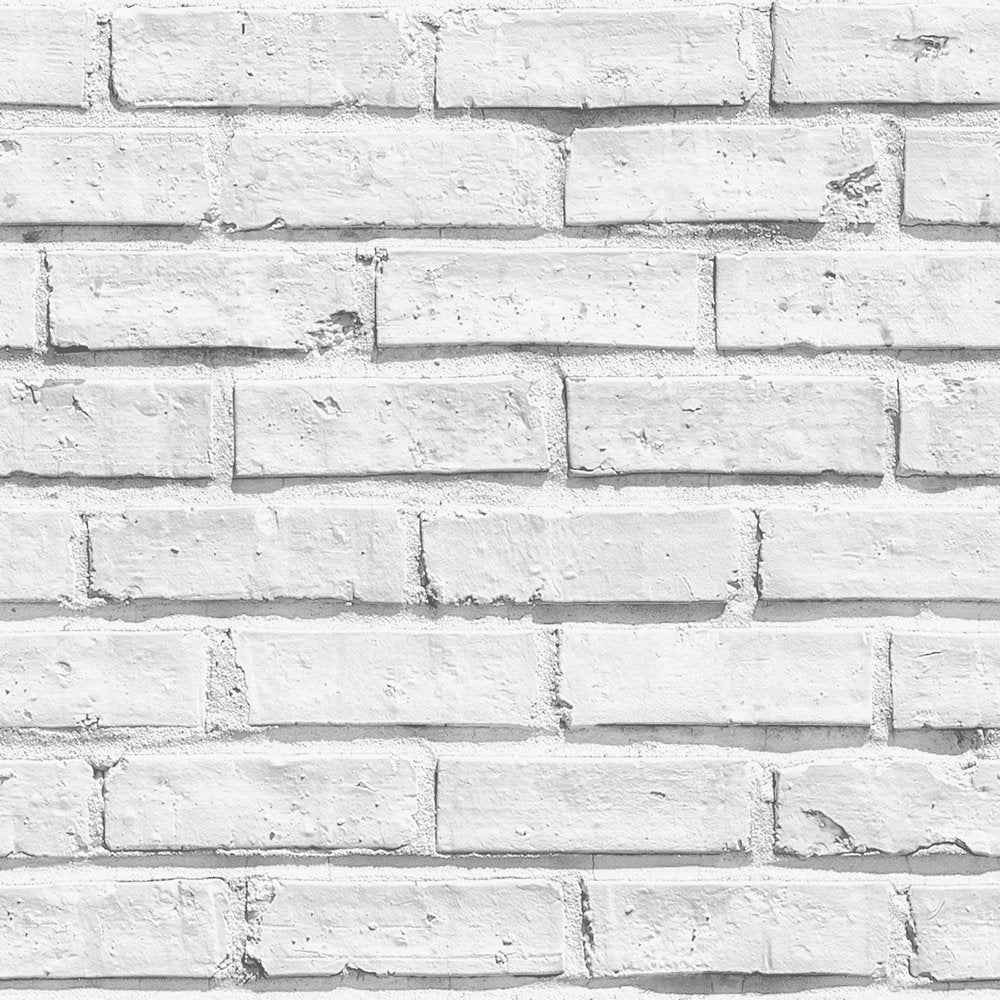 623004 White Brick VIP Wallpaper by Arthouse