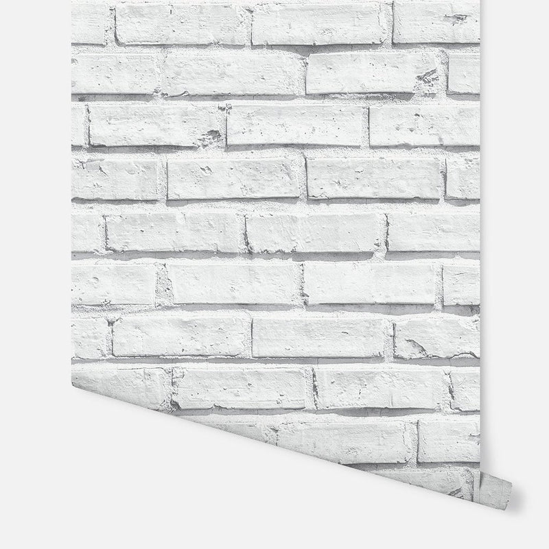 623004 White Brick VIP Wallpaper by Arthouse