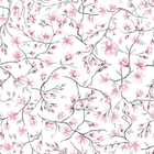 626-03 Pink Sakura Sky Sandberg Edition Mural by Sandberg