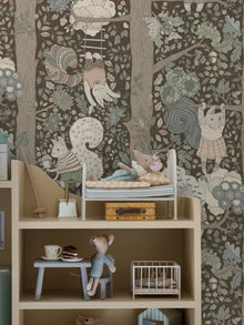 6290 Charlie Multicoloured Icons Wallpaper by Boråstapeter