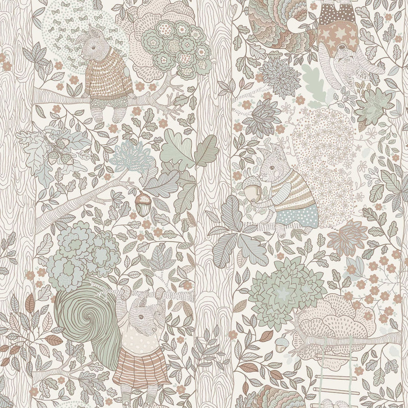 6291 Charlie Multicoloured Icons Wallpaper by Boråstapeter