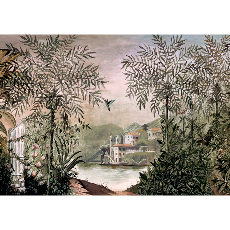 Palazzo Beige Random Chinoiseries II Mural by Coordonné (400x280cm)