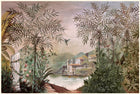 6300081 Palazzo Beige/green Tempo Mural by Coordonné