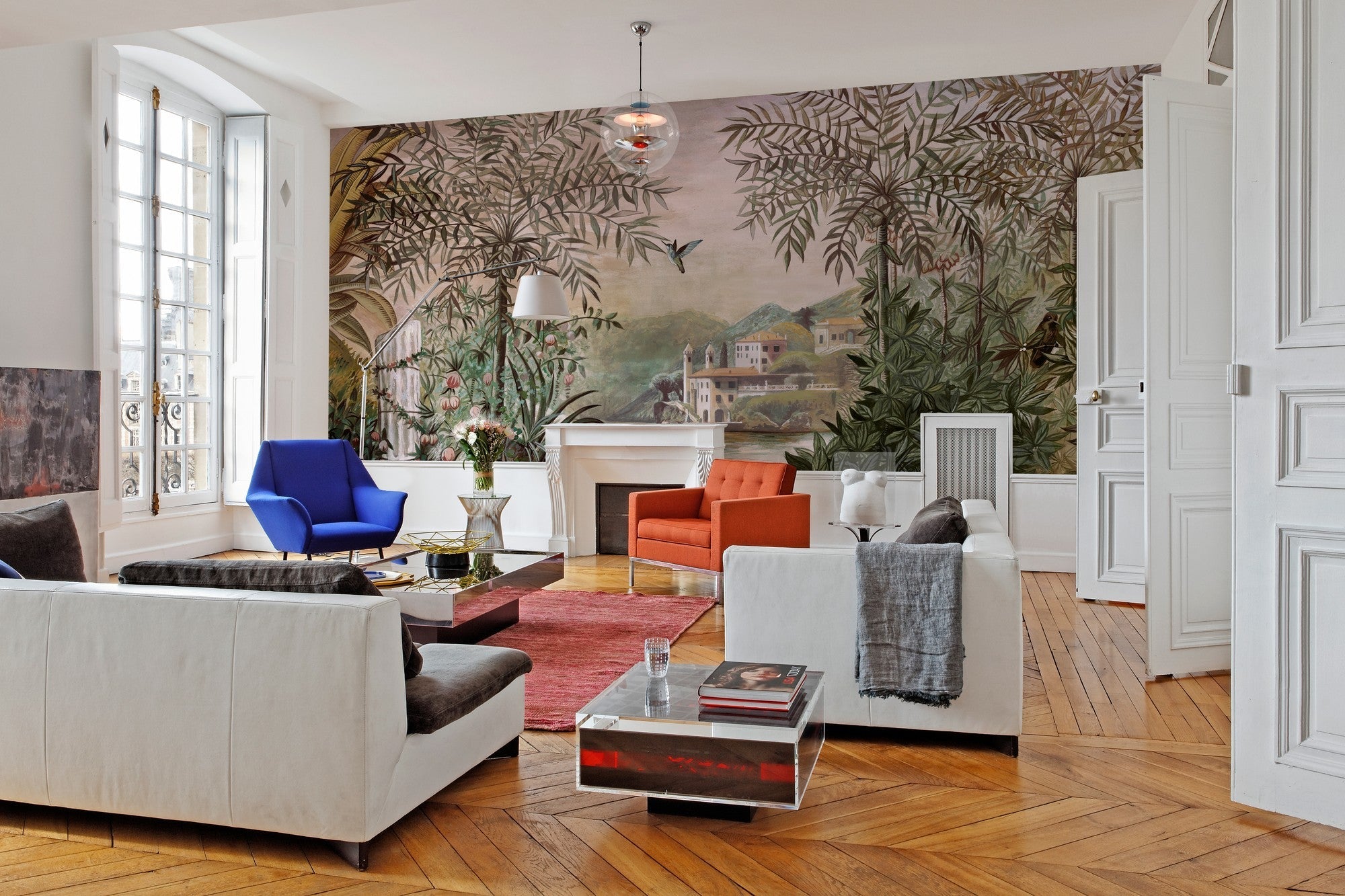 6300081 Palazzo Beige/green Tempo Mural by Coordonné