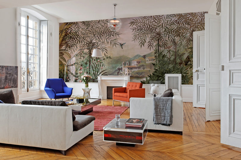 6300081 Palazzo Beige/green Tempo Mural by Coordonné
