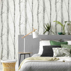 6305-10 Birch Tree Paradisio Wallpaper By Erismann