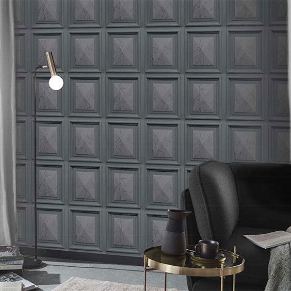 Imitations Panelling style Wallpaper By Erismann