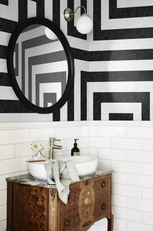 633-08 Black Osterbro Sandberg Edition Mural by Sandberg
